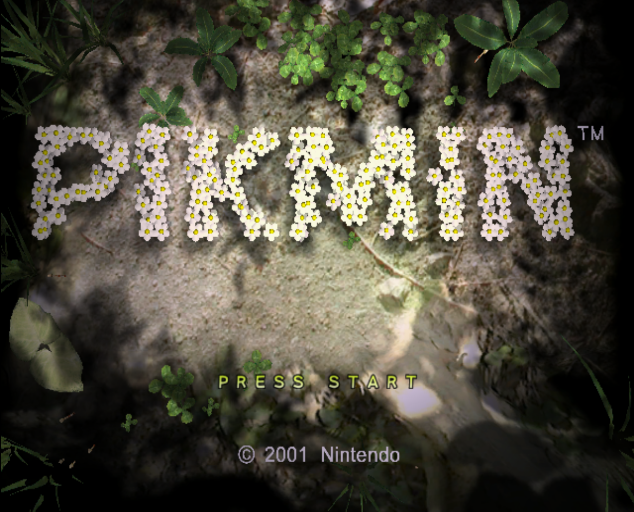 Pikmin Title Screen